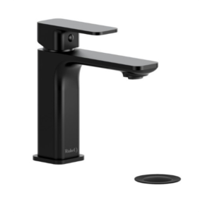 riobel equinox single handle black faucet